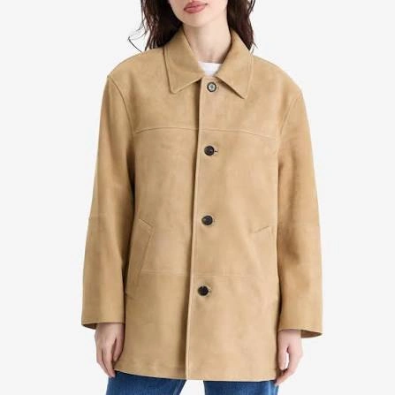 UNISEX VEGAN SUEDE HALF JACKET