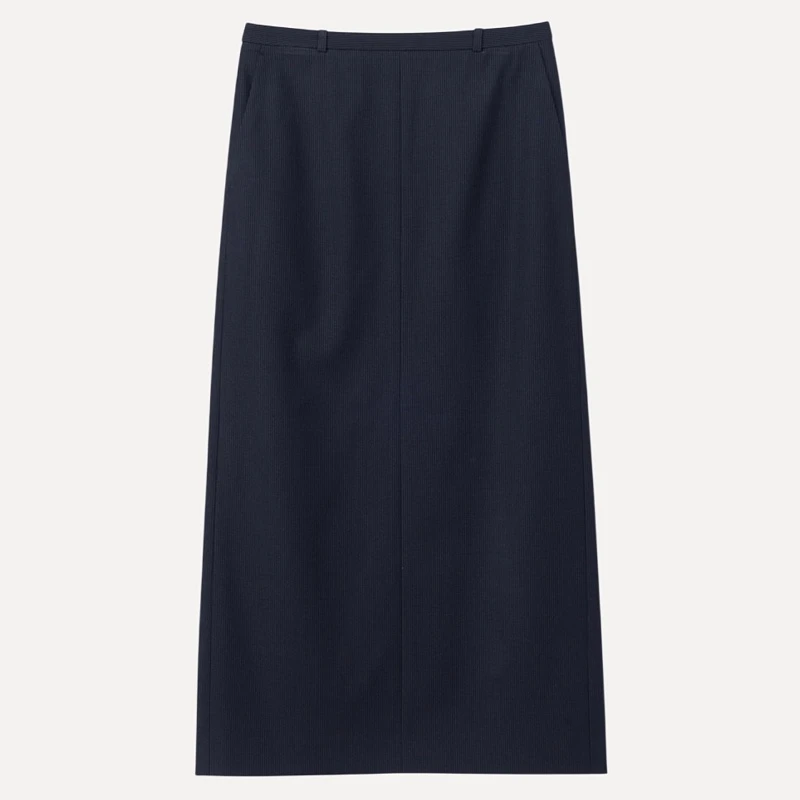 H-LINE STRIPED MAXI SKIRT