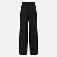 Black Pined Trousers