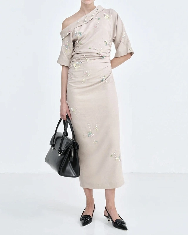 DRESS BOWERY EMBROIDERED