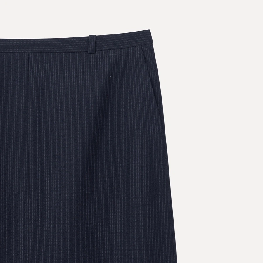 H-LINE STRIPED MAXI SKIRT
