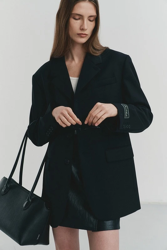 UNISEX 3 BUTTON WOOL BLAZER