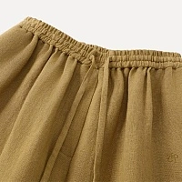 Apricot Drawstring StraightLeg Pants