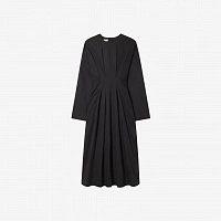L/S CINCHED WAIST DRESS