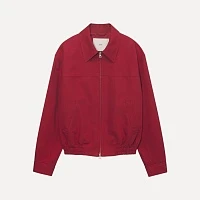 UNISEX COLLARED BLOUSON JACKET
