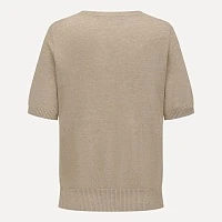 Oatmeal Linen Fit Knit Top