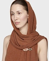 SHAWL DRESS ORANGE