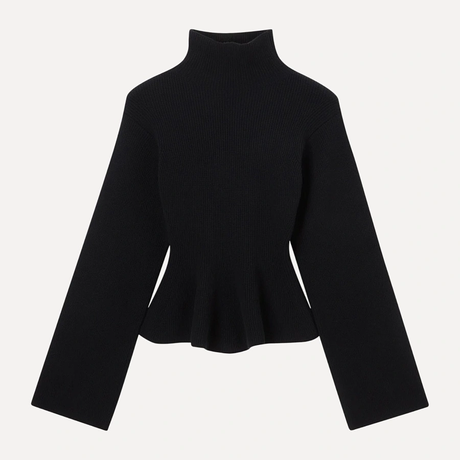 Sculptural knitted top