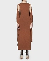 SHAWL DRESS ORANGE