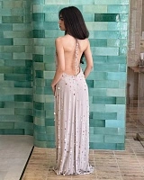 LONG DRESS FRANCINE EMBROIDERED