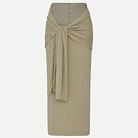 SHAWL SKIRT OLIVE