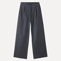 Relaxed soft wool trousers