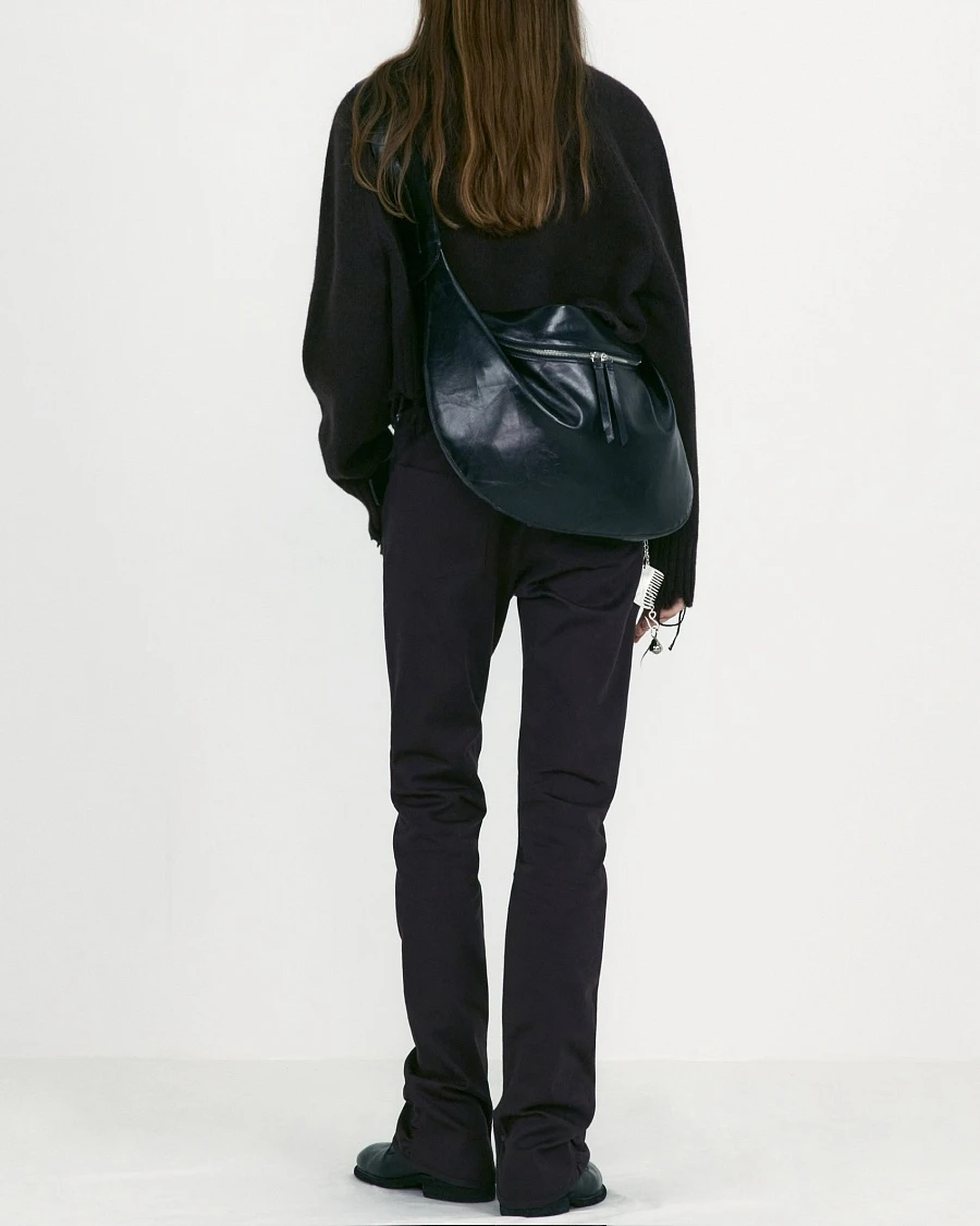 SLIT HEM SLIM-FIT PANTS