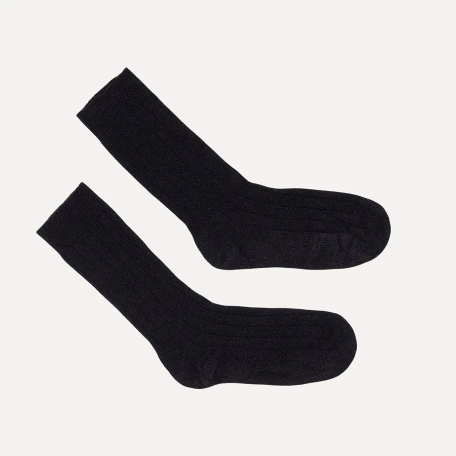 Cora Cashmere Socks navy