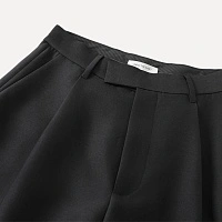 Black Pined Trousers