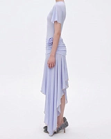 Foggy Blue Jersey Sun Dress