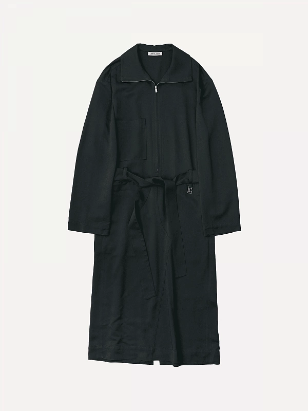 FRONT POCKET ZIP-UP DRESS