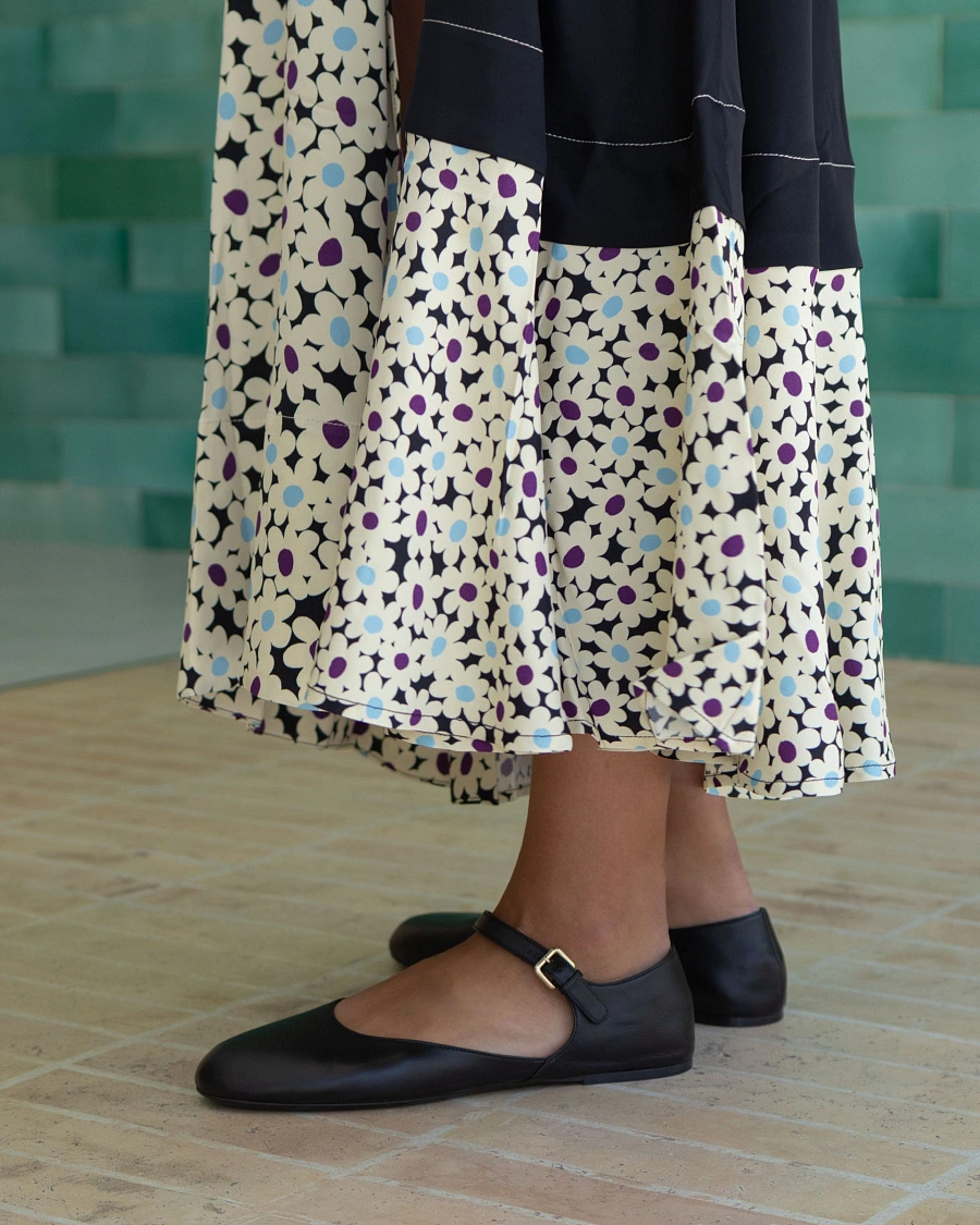 CO-ROUND TOE D'ORSAY FLAT