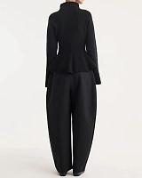 Sculptural knitted top