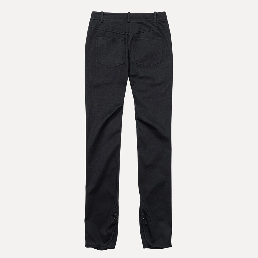 SLIT HEM SLIM-FIT PANTS