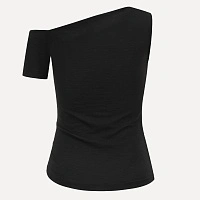 Black One Shoulder Top
