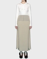 SHAWL SKIRT OLIVE