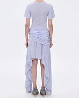 Foggy Blue Jersey Sun Dress