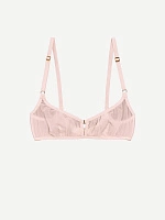 DEMI бюстгальтер с половинкой чашки из двойного тюля