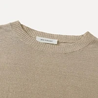 Oatmeal Linen Fit Knit Top