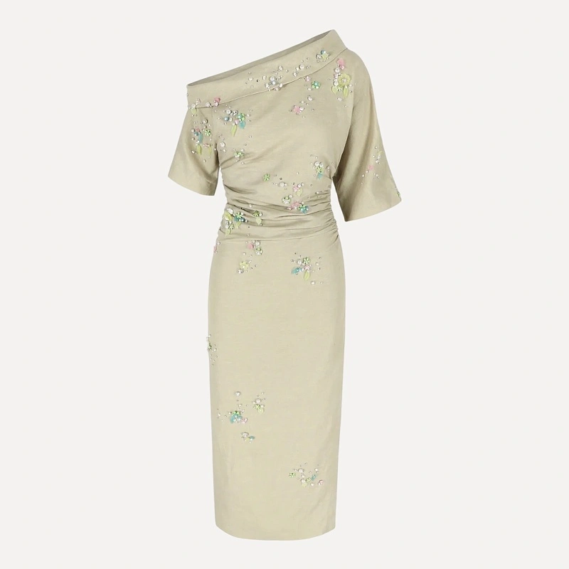 DRESS BOWERY EMBROIDERED