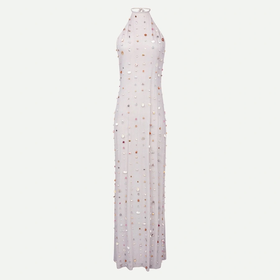 LONG DRESS FRANCINE EMBROIDERED