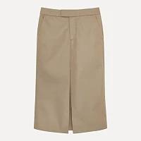 Front-slit straight skirt