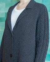 KNIT BLAZER COAT