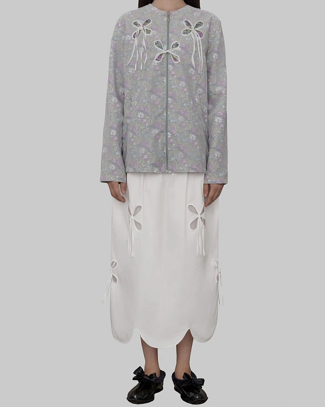 PETAL SUNSKIRT WHITE