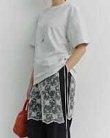 NEEDLEWORK LAYERING SKIRT