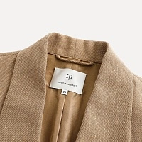 Linen Cubic Wide Lapel Suit