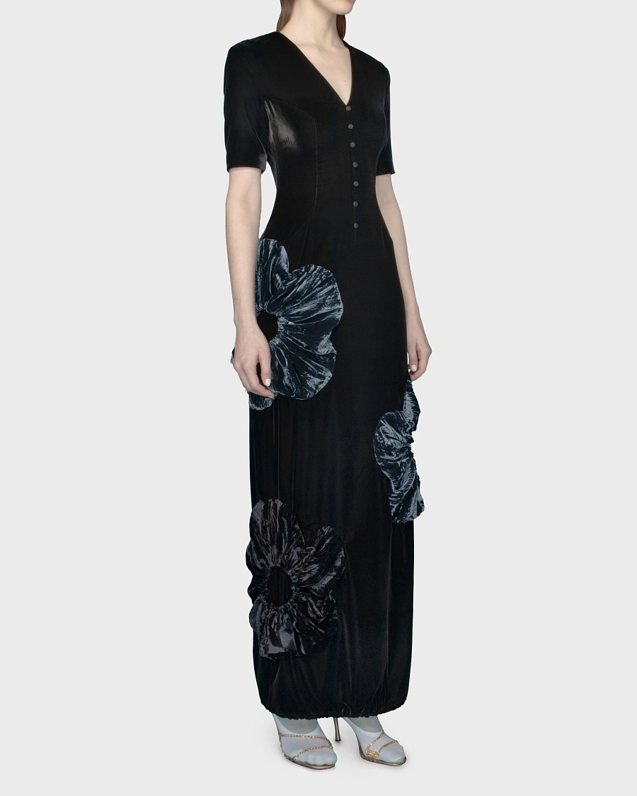 EVENING FLOWER DRESS