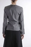LOUISA SATIN grey