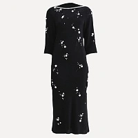 MIDI DRESS PEARL EMBROIDERED