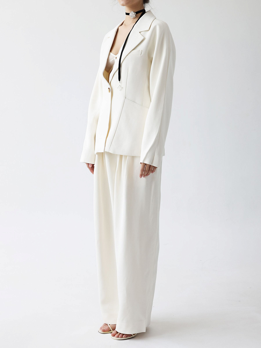 DRAPED POCKET TROUSER