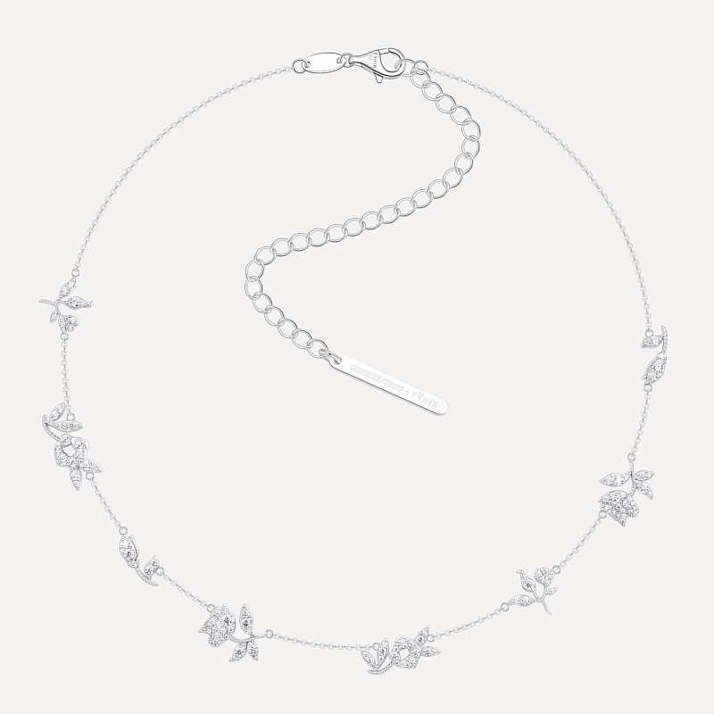 Zircon Floral Chocker