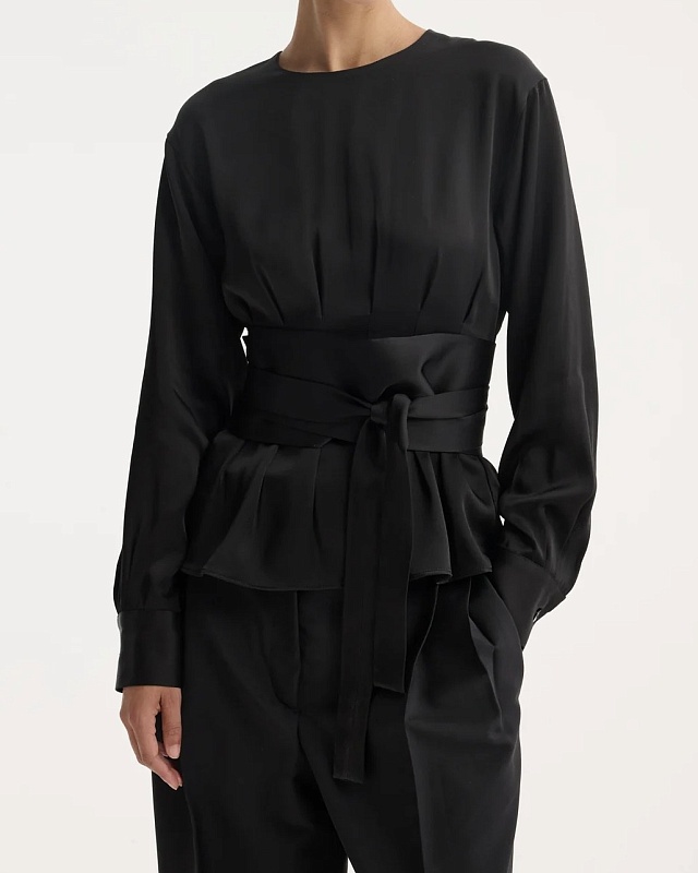 Kimono satin top