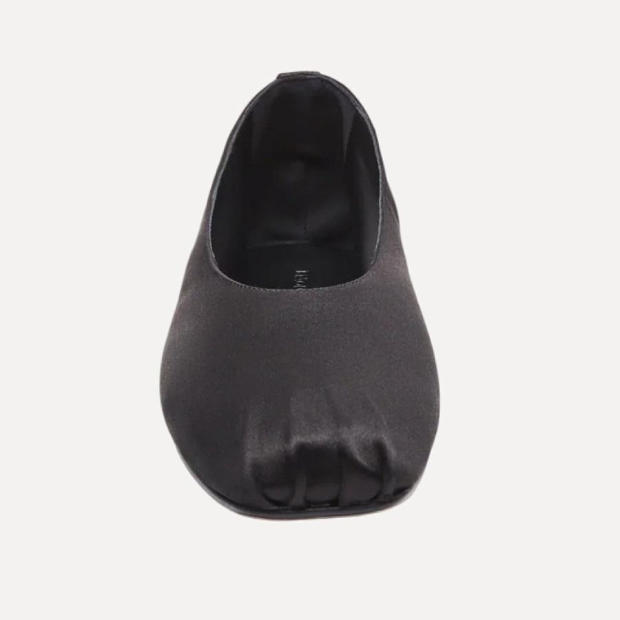 BALLET FLATS BLACK EMBROIDERY