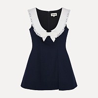 Round neck sleeveless dress