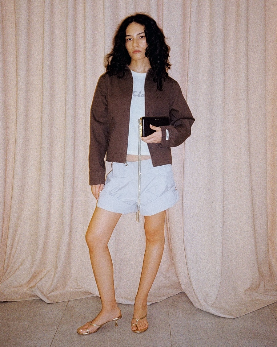 LELIA CLUTCH BLACK LEATHER