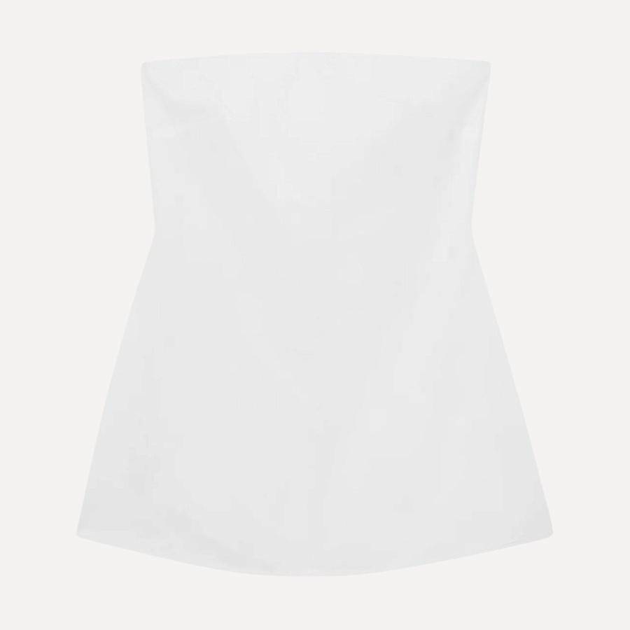Sculptural 
cotton top