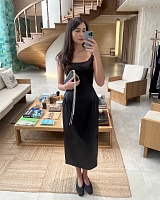 LELIA CLUTCH BLACK LEATHER