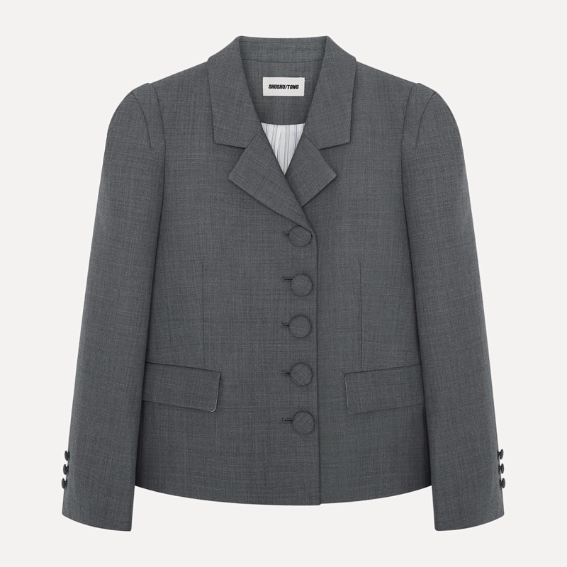 Lapel Short Jacket