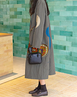 Paisley trench coat