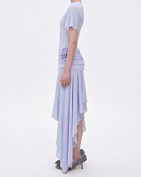 Foggy Blue Jersey Sun Dress